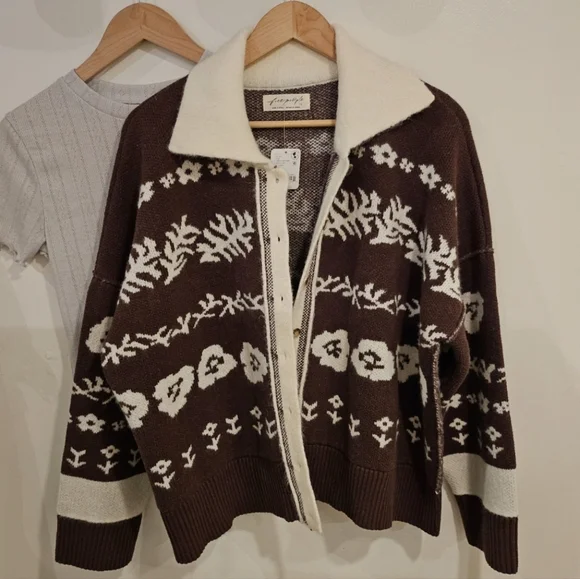 NWT Free People Shelby Cardi Size Large - Picture 2 of 10